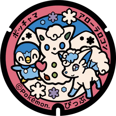 Piplup — Nishimachi 2-chome 6, Pippu, Hokkaido