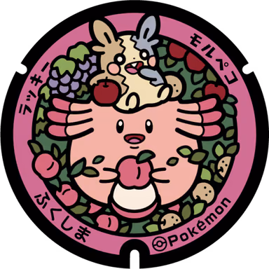 Chansey · Full Belly Morpeko — Ozaso Tsukisaki, Fukushima