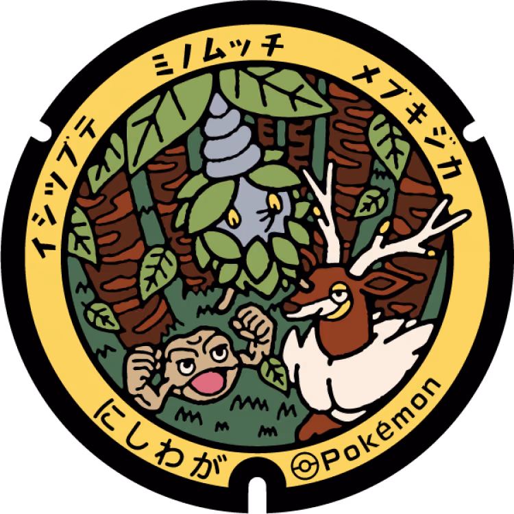 Geodude · Plant Burmy · Winter Sawsbuck · Poké Lids #266