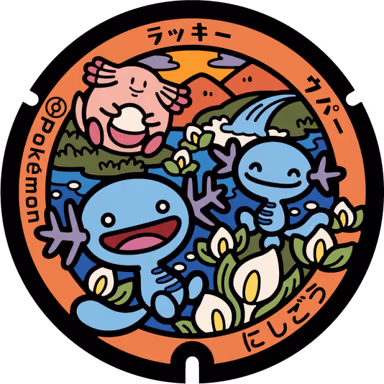 Chansey · Wooper — Kumakura Origuchi Hara 146, Nishigo, Fukushima