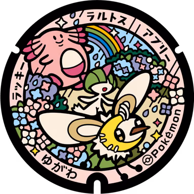 Chansey · Cutiefly · Ralts — Sanome Go Cho no Me 78, Yugawa, Fukushima