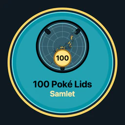 100 Poké Lids samlet