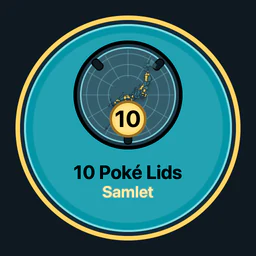 10 Poké Lids samlet