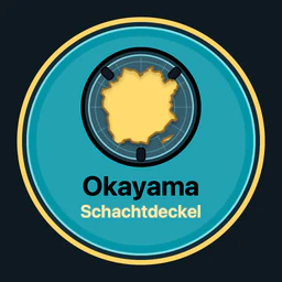 Okayama · Schachtdeckel