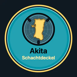 Akita · Schachtdeckel