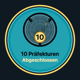 10 Präfekturen abgeschlossen