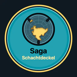 Saga · Schachtdeckel