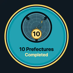 10 Prefectures Completed