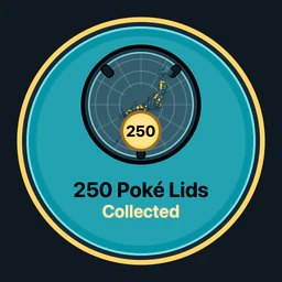 250 Poké Lids Collected