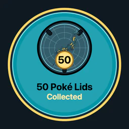 50 Poké Lids Collected