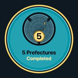 5 Prefectures Completed