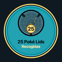 25 Poké Lids recogidos