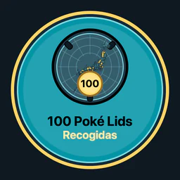 100 Poké Lids recogidos
