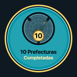 10 prefecturas completadas