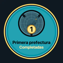 1 prefecturas completadas