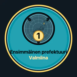 1 prefektuuria valmiina
