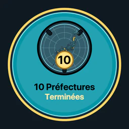 10 préfectures terminées