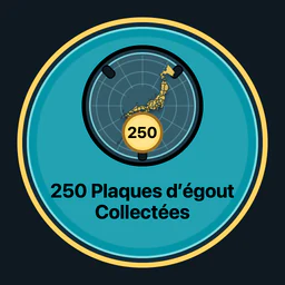 250 plaques collectées