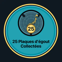 25 plaques collectées