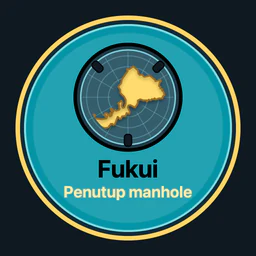 Fukui · penutup manhole