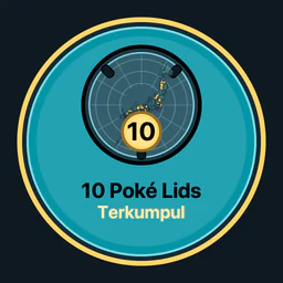 10 Poké Lids terkumpul