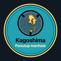 Kagoshima · penutup manhole