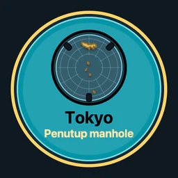 Tokyo · penutup manhole