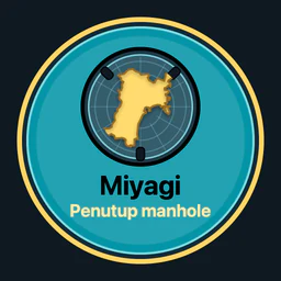 Miyagi · penutup manhole
