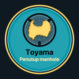 Toyama · penutup manhole