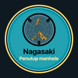 Nagasaki · penutup manhole