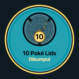 10 Poké Lids dikumpul