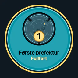 1 prefekturer fullført
