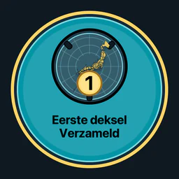 Eerste putdeksel verzameld