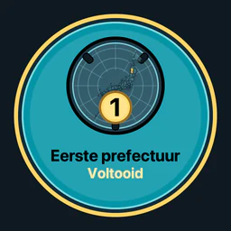 1 prefecturen voltooid