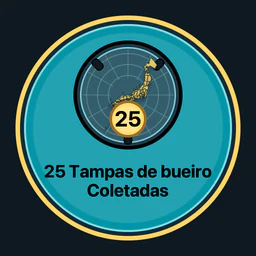 25 tampas coletadas