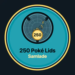 250 Poké Lids samlade