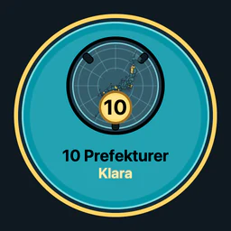 10 prefekturer klara