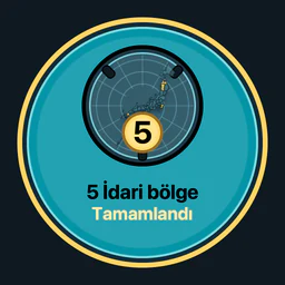 5 idari bölge tamamlandı