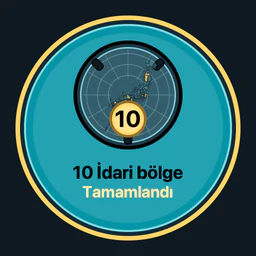10 idari bölge tamamlandı