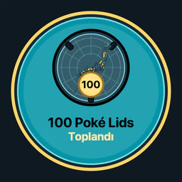 100 Poké Lids toplandı