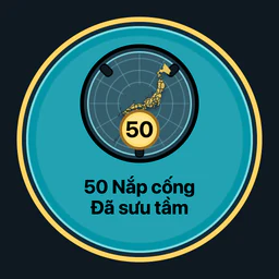 Đã sưu tầm 50 nắp cống