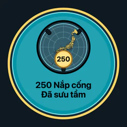 Đã sưu tầm 250 nắp cống