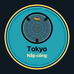 Tokyo · nắp cống