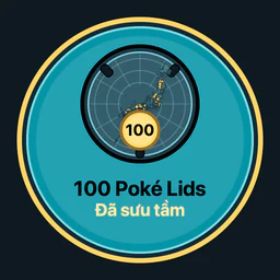 Đã sưu tầm 100 Poké Lids