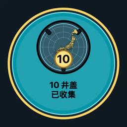 收集 10 个井盖